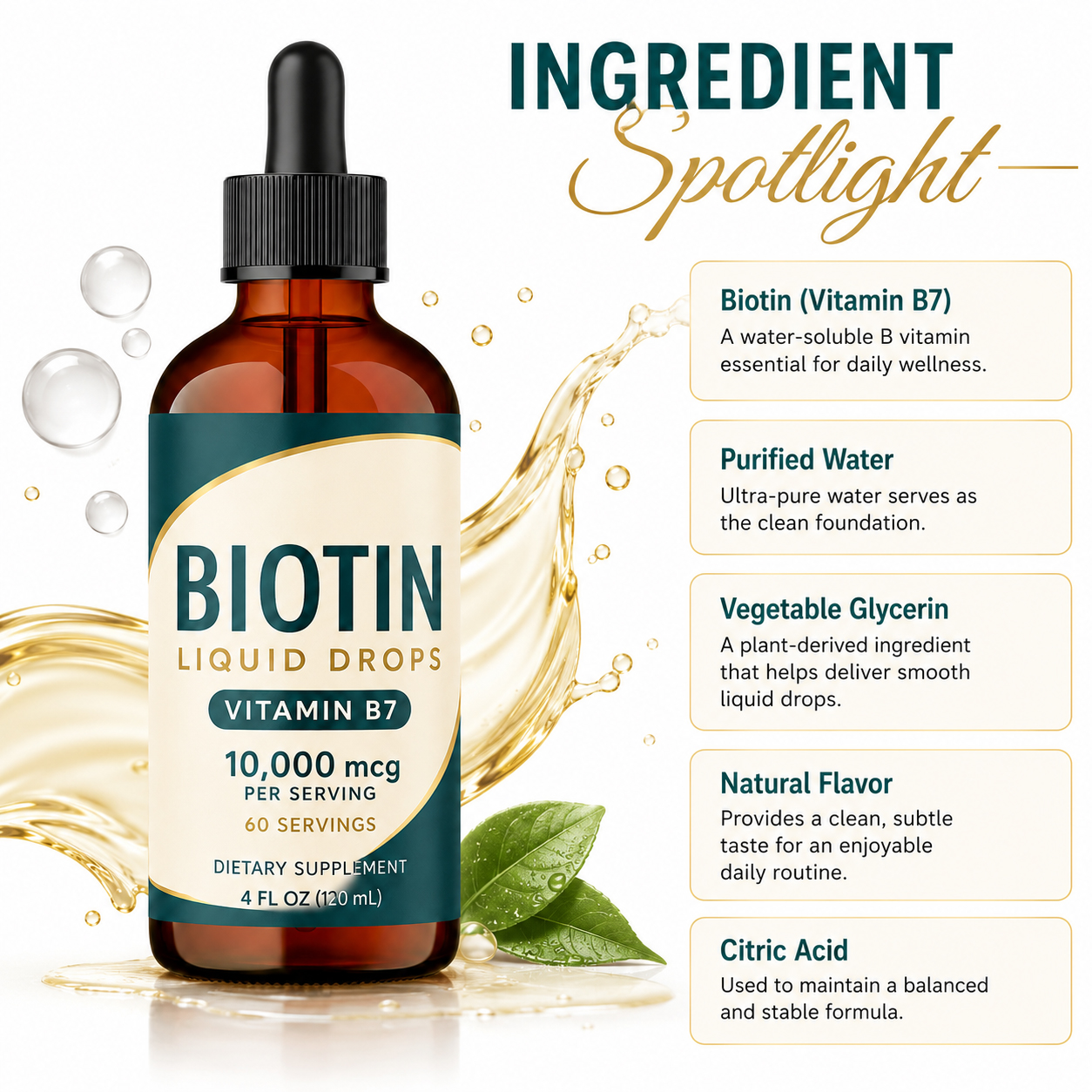 Biotin Liquid Drops 3