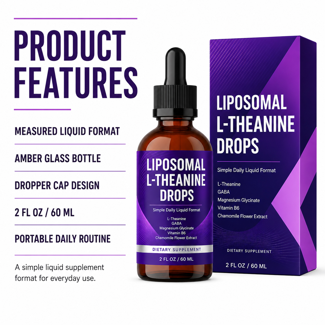 L-Theanine Complex Liquid Drops 2