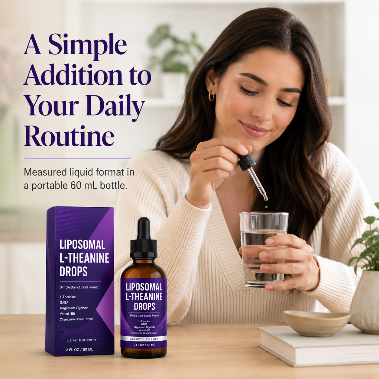 L-Theanine Complex Liquid Drops 4