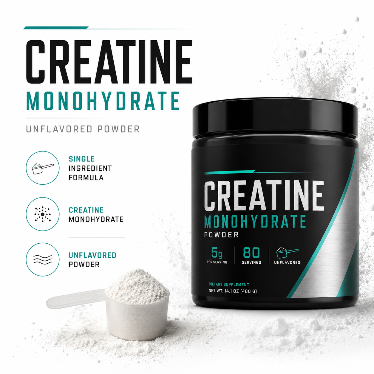 Creatine Monohydrate Powder 5