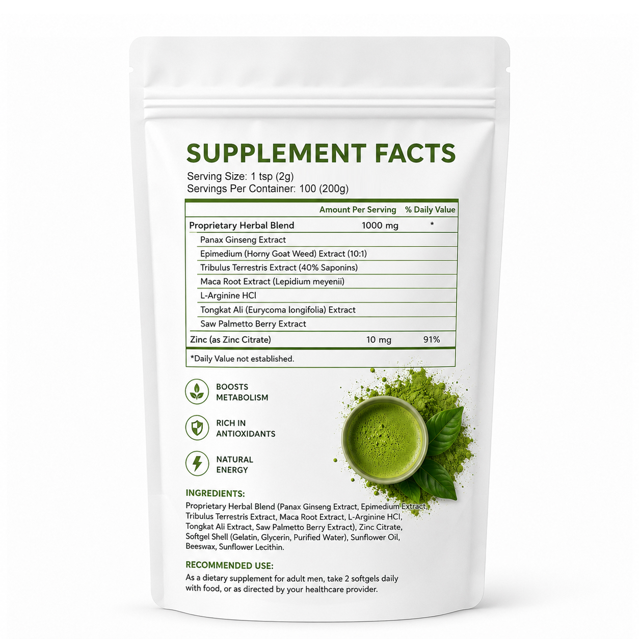 Matcha Green Tea Powder
