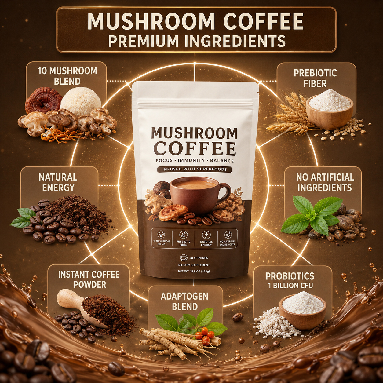 Functional Mushroom Coffee