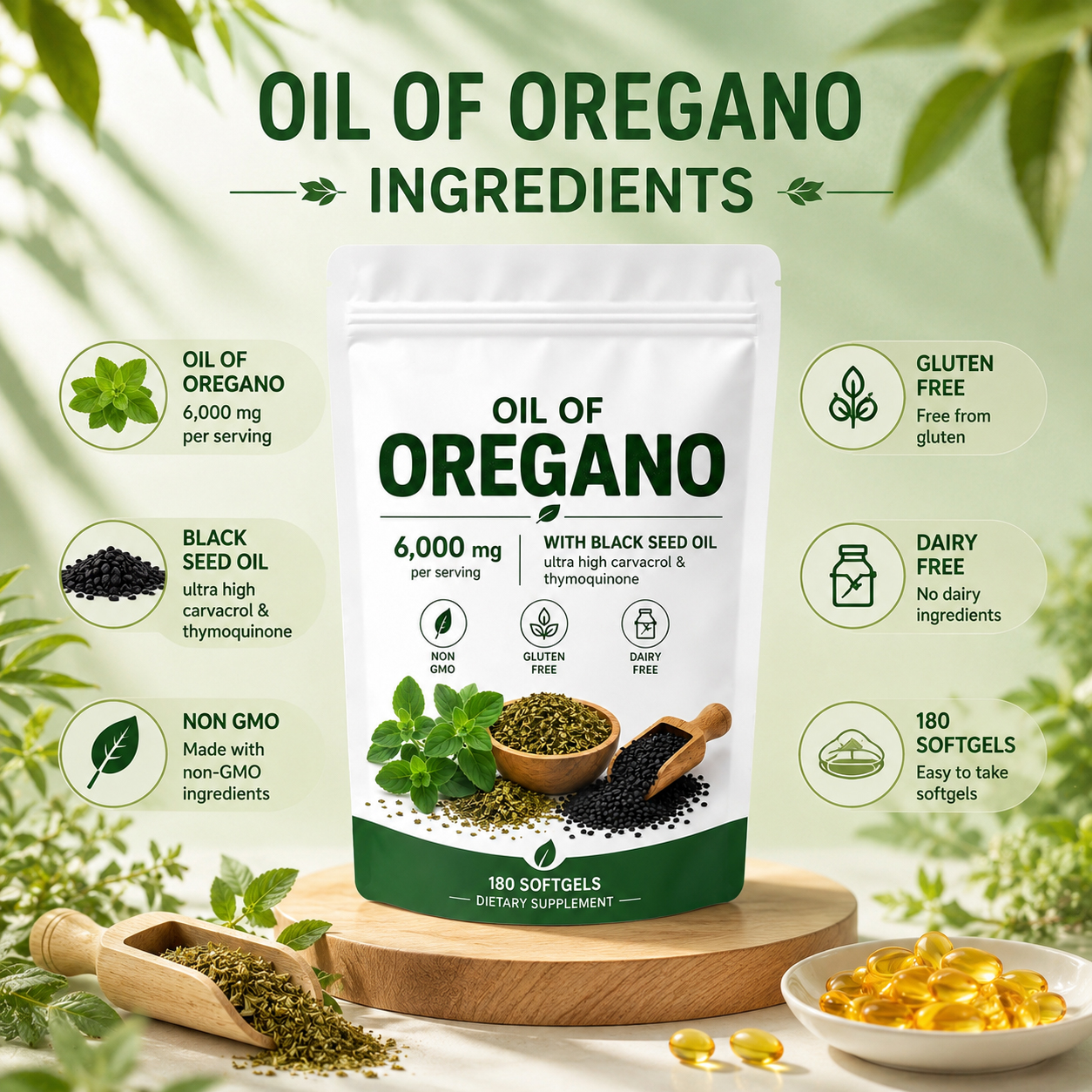 Oil of Oregano Softgels