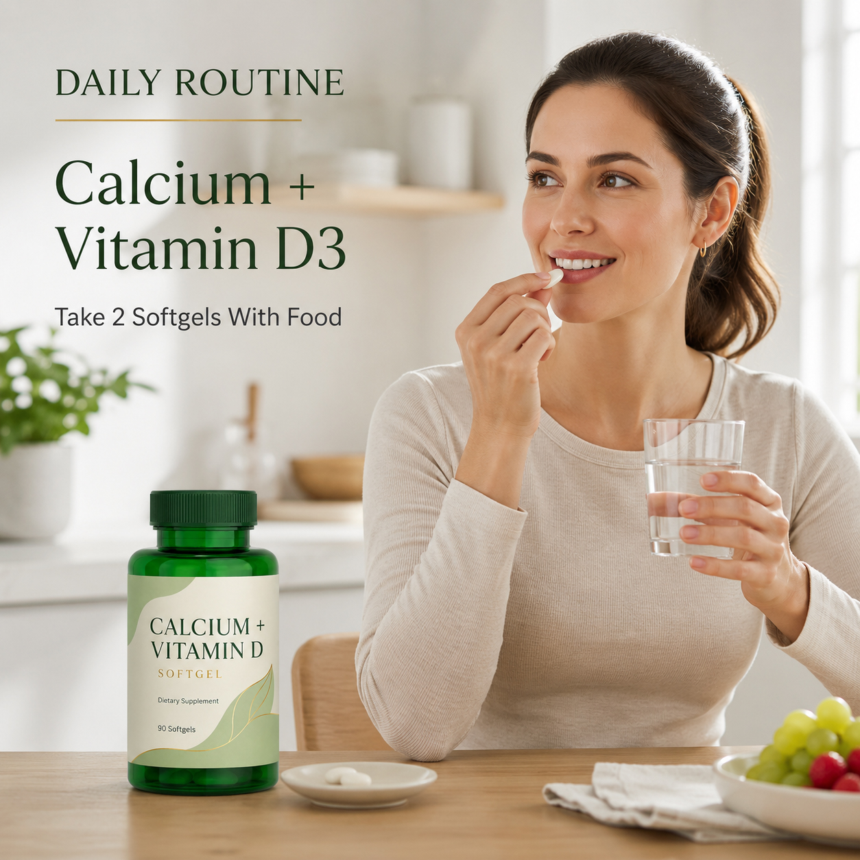 Calcium + Vitamin D3 4