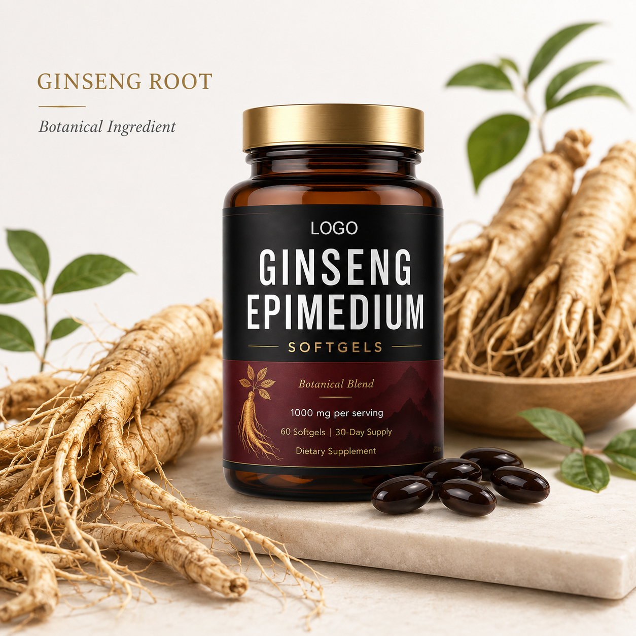 Private Label Ginseng Epimedium Softgels Manufacturer