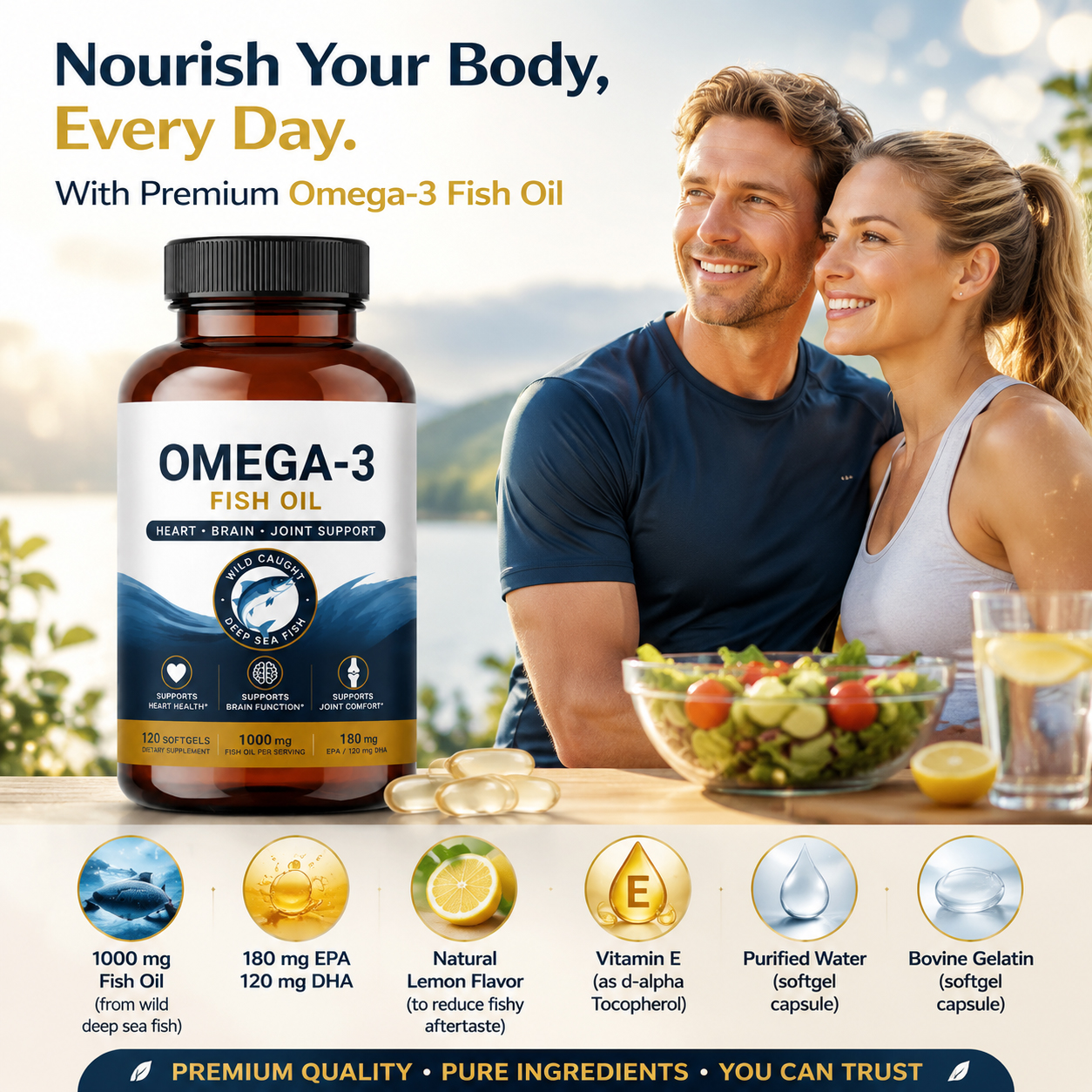 Omega-3 Fish Oil Softgels