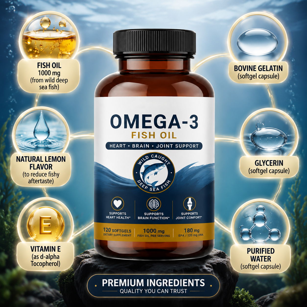 Omega-3 Fish Oil Softgels 4