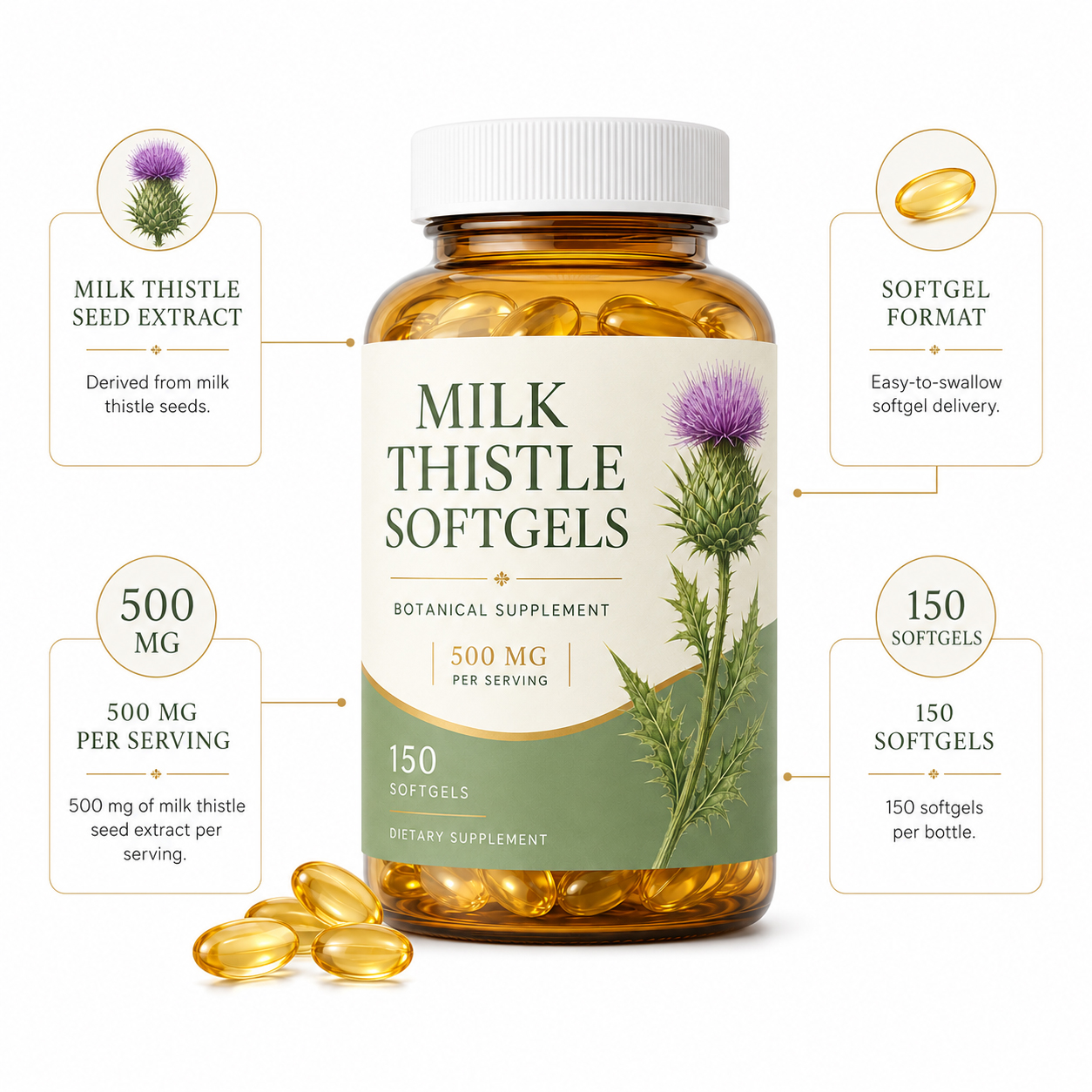 Milk Thistle Softgels 4
