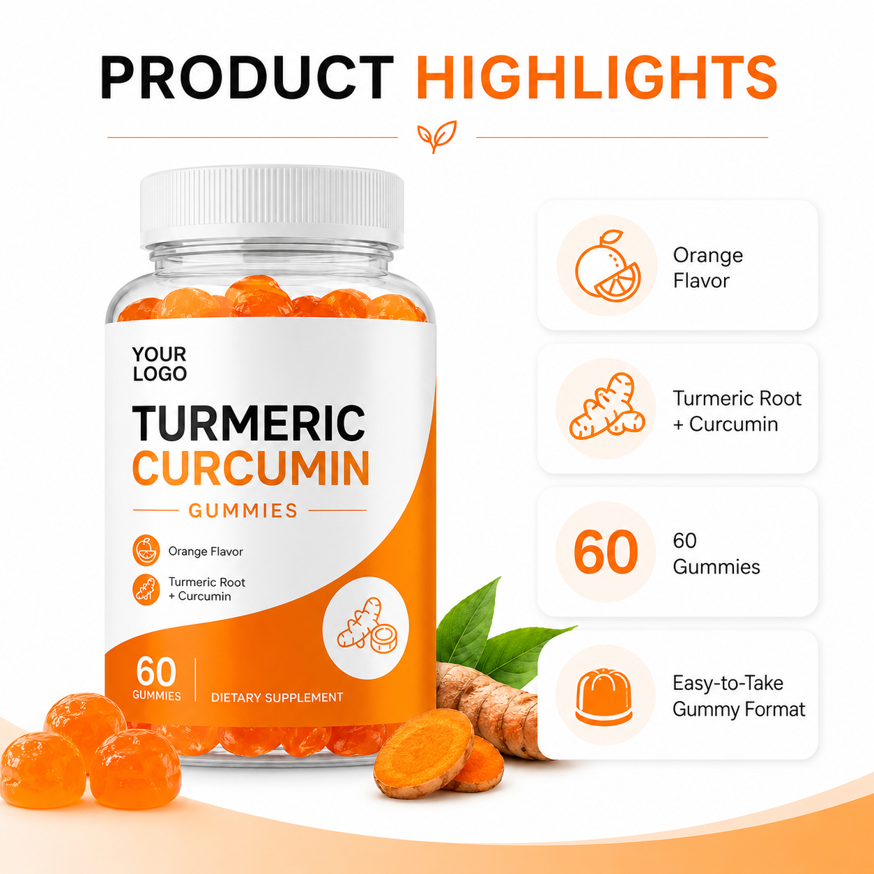 Turmeric Curcumin Gummies 3