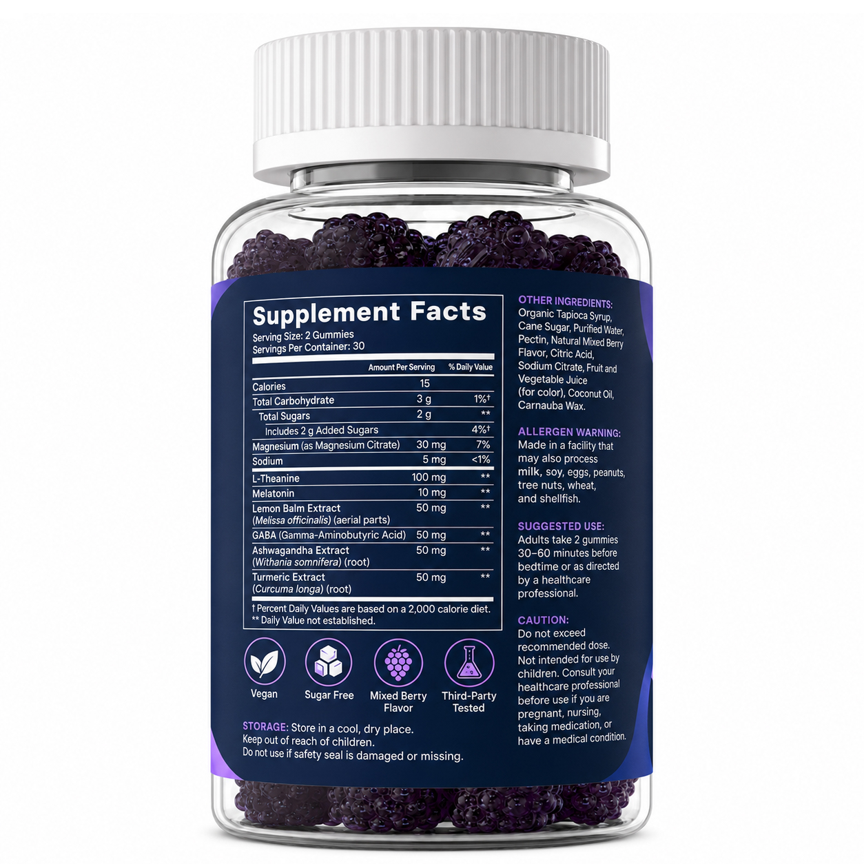 L-Theanine Melatonin Gummies 6