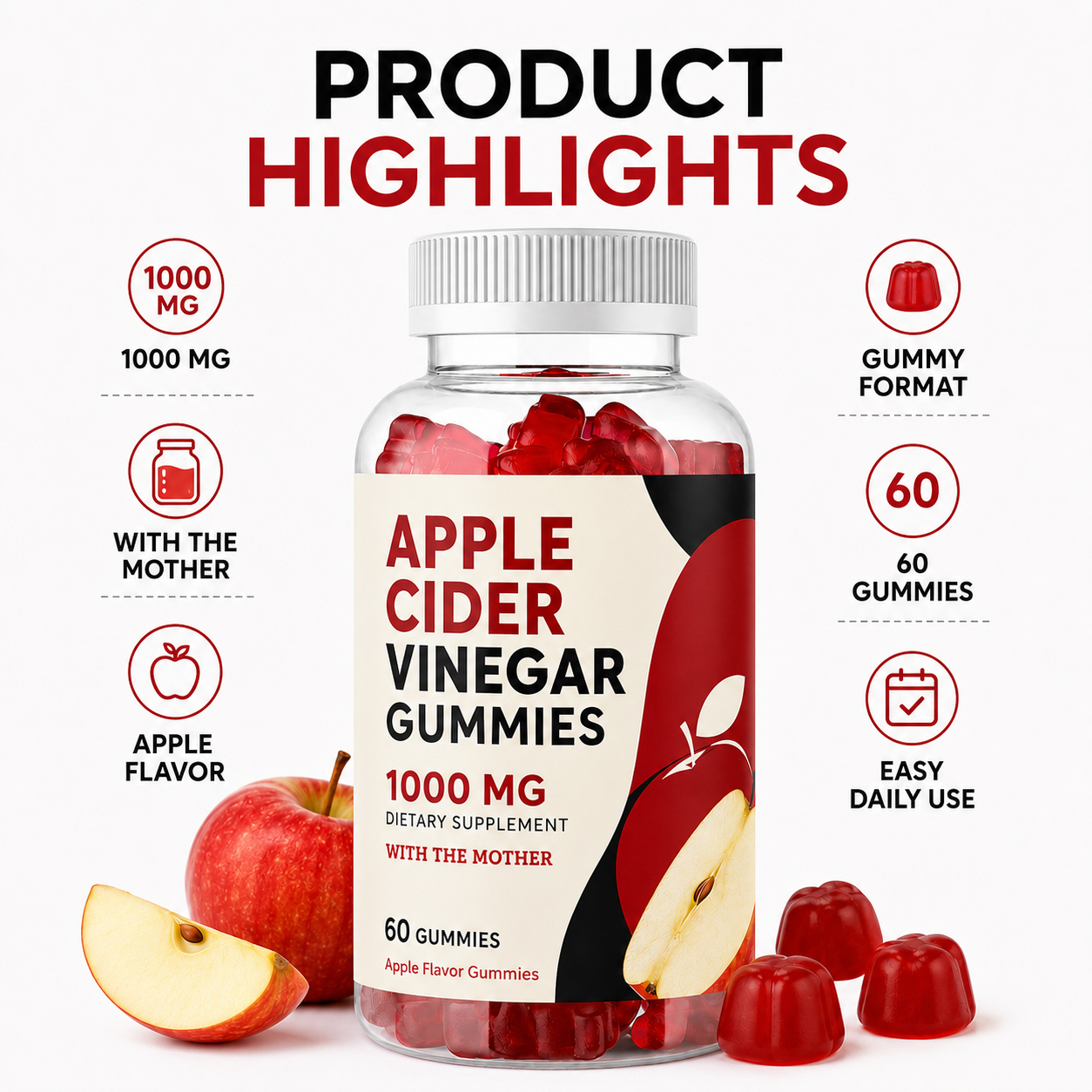 Apple Cider Vinegar Gummies 2