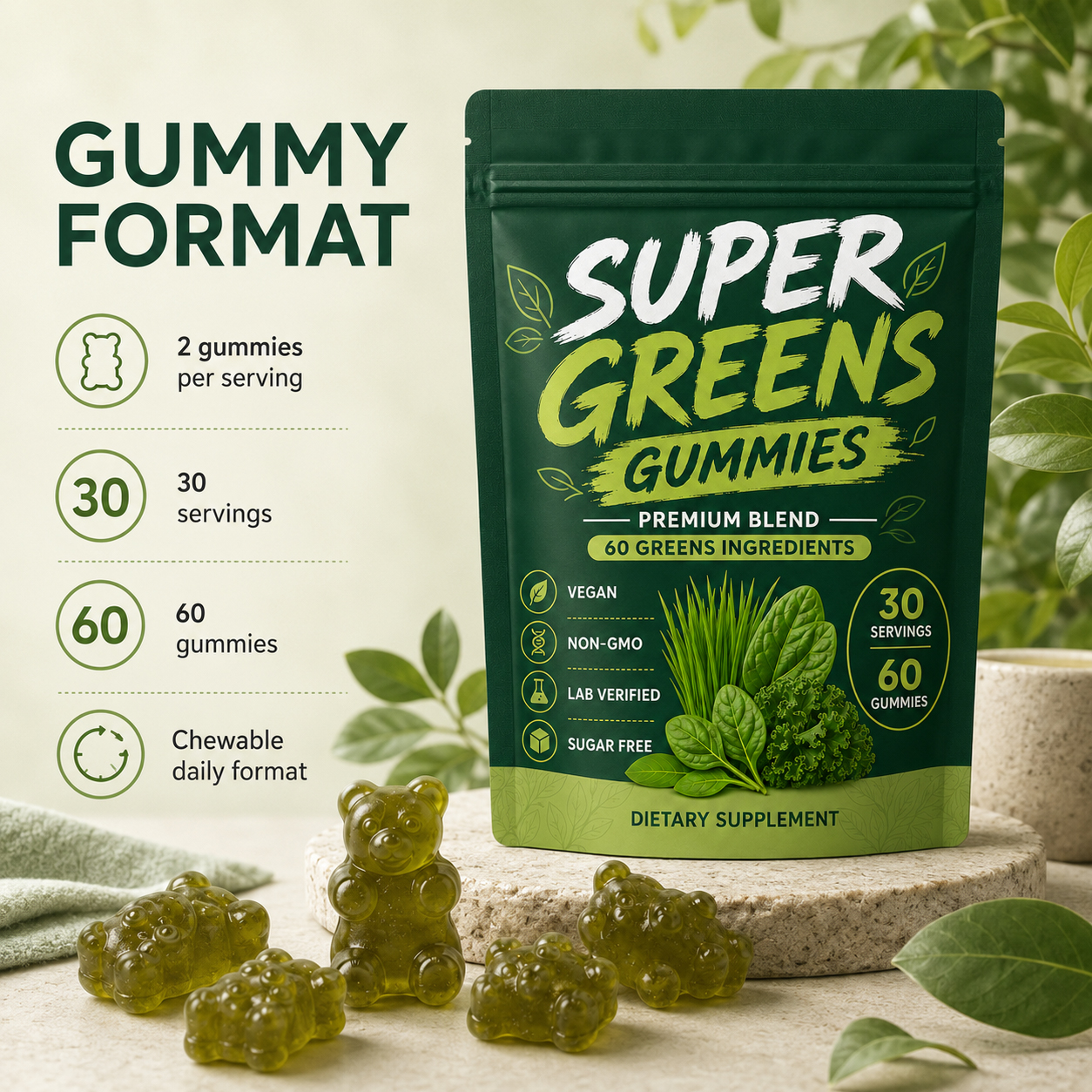 Super Greens Gummies 2