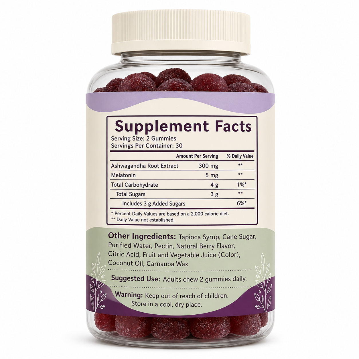 Ashwagandha Melatonin Gummies