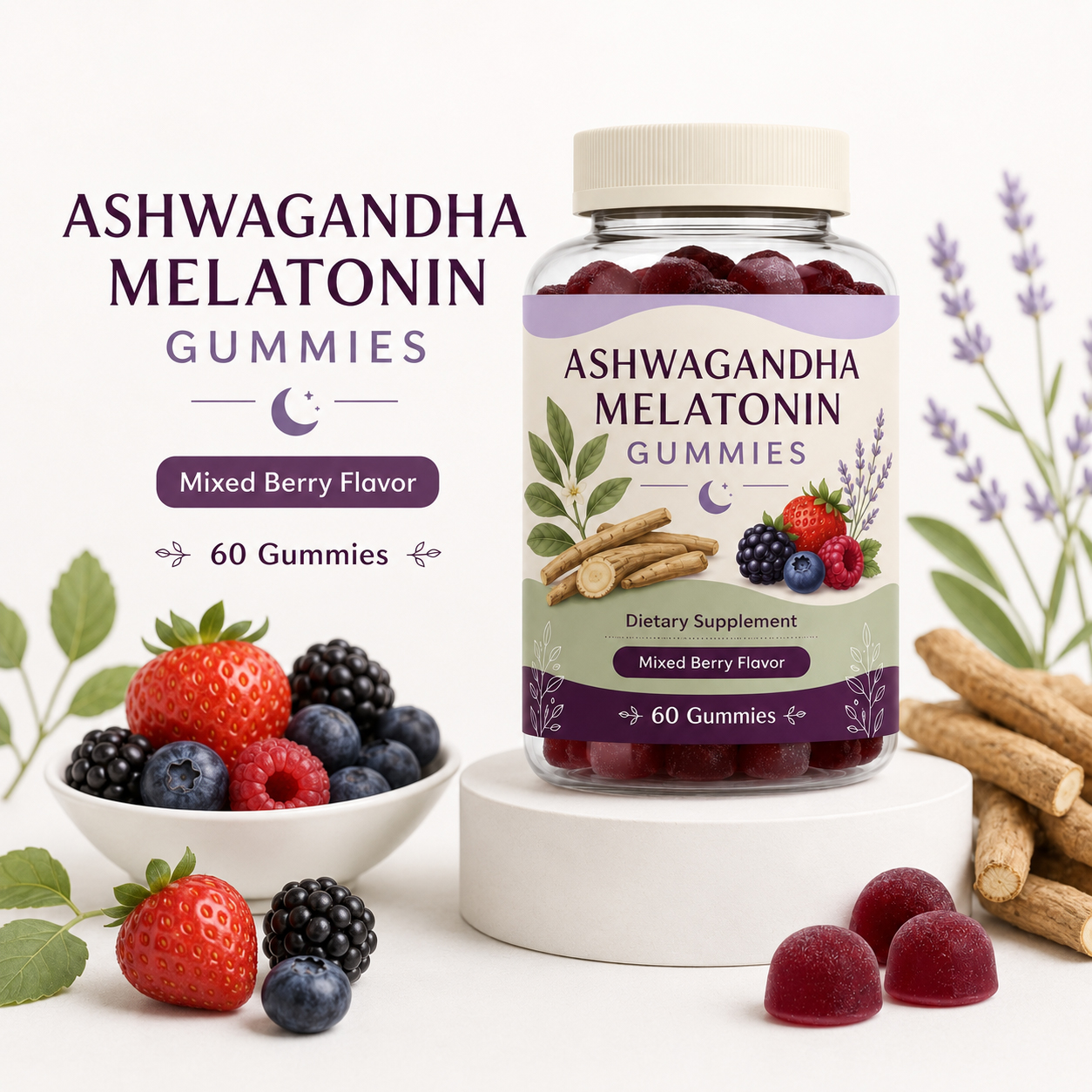 Ashwagandha Melatonin Gummies 3