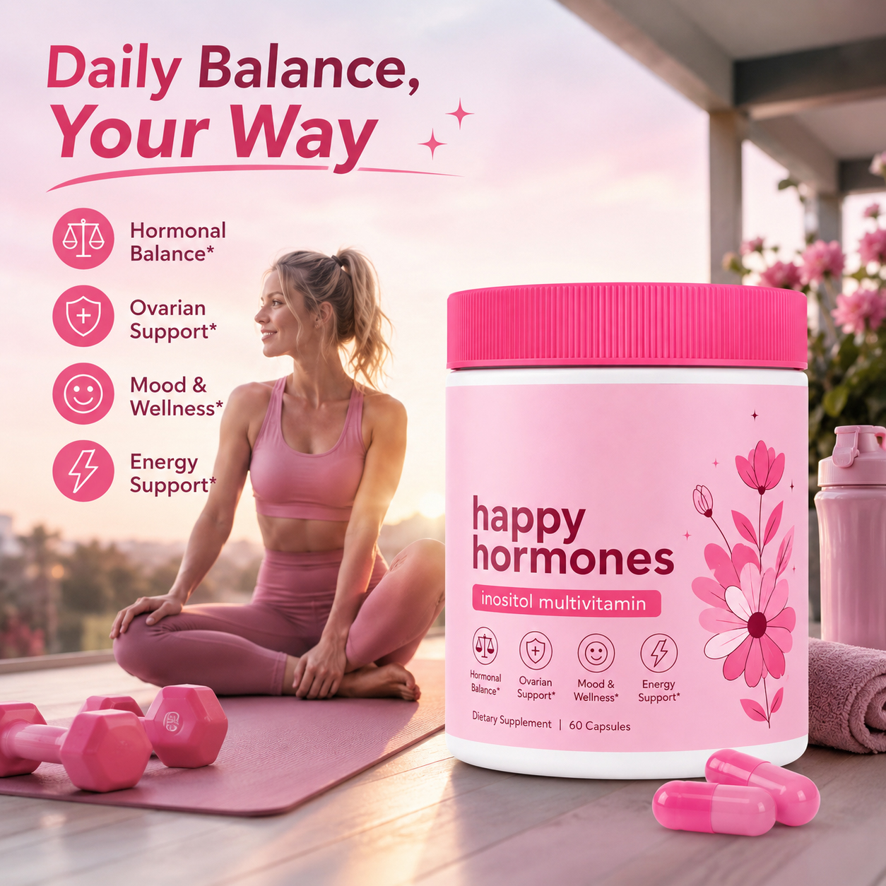 Myo-Inositol & D-Chiro Inositol Supplement for Women