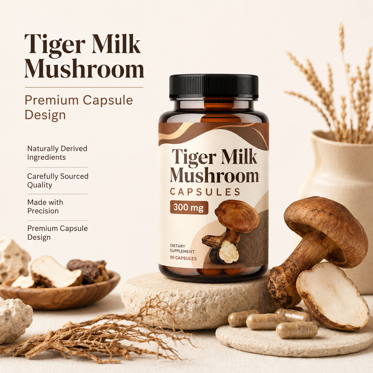 Tiger Milk Mushroom Capsules 5