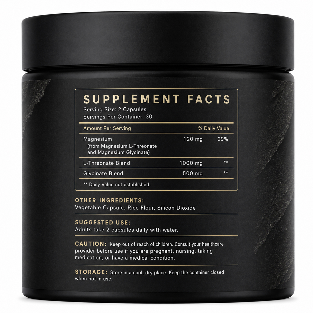 Magnesium L-Threonate + Glycinate Capsules 4