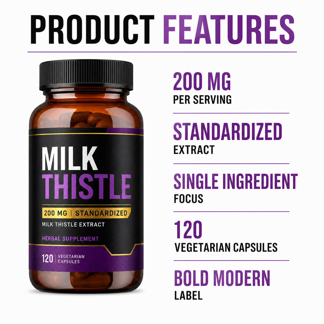 Milk Thistle Extract Capsules