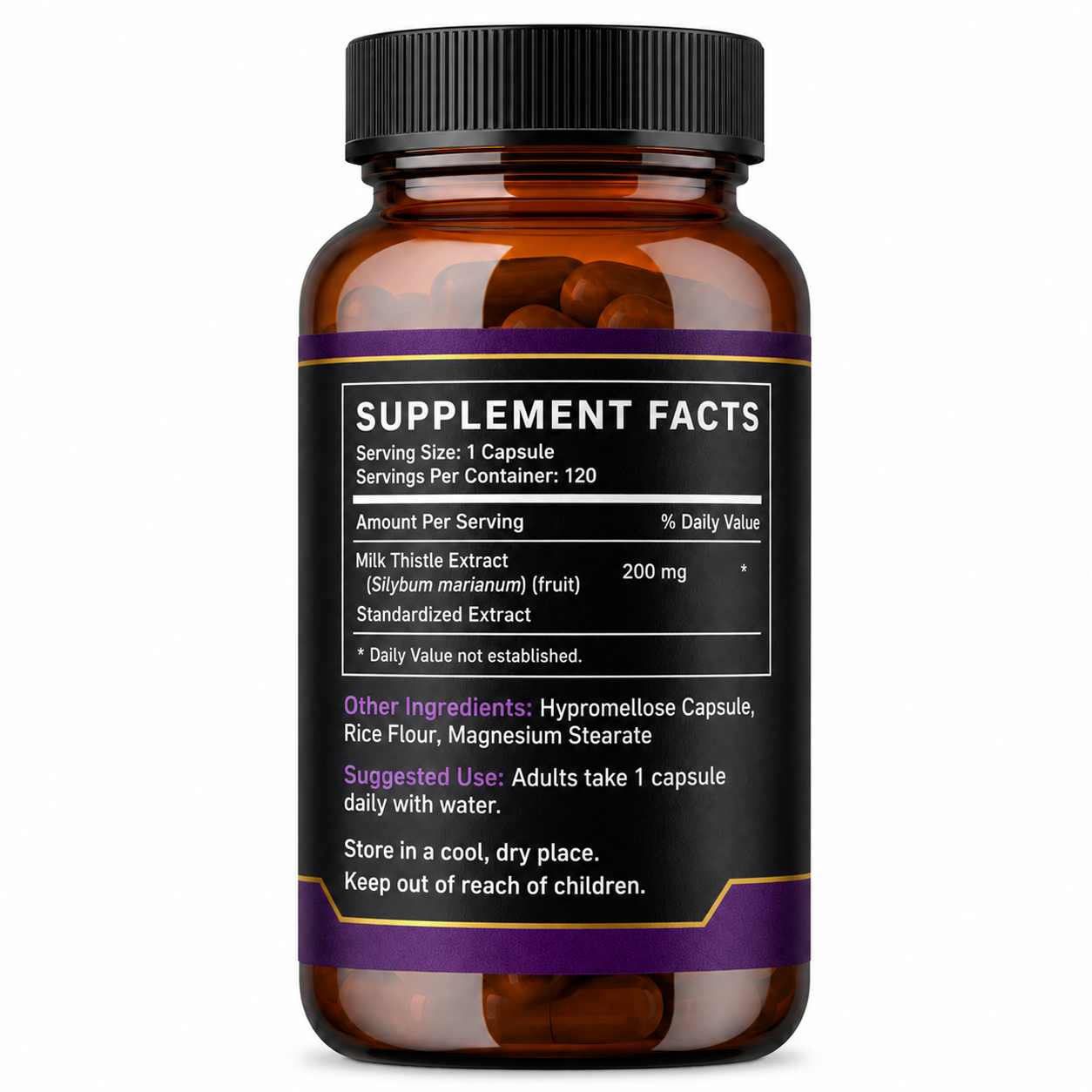 Milk Thistle Extract Capsules 4