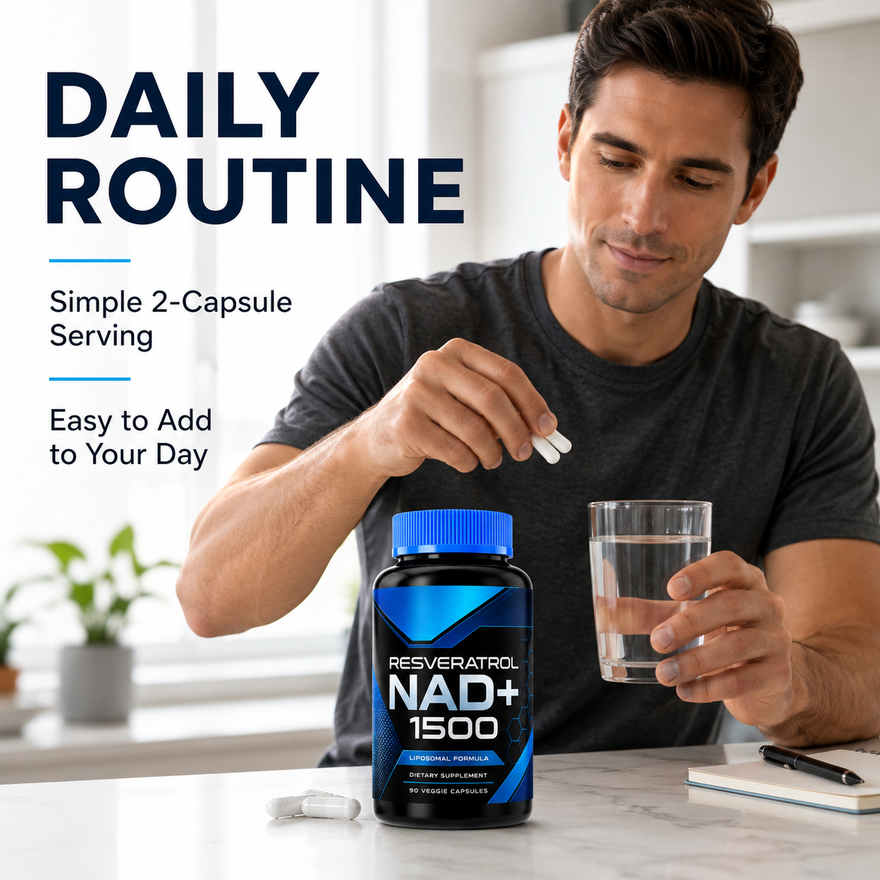 NAD+ & Trans-Resveratrol Capsules 2