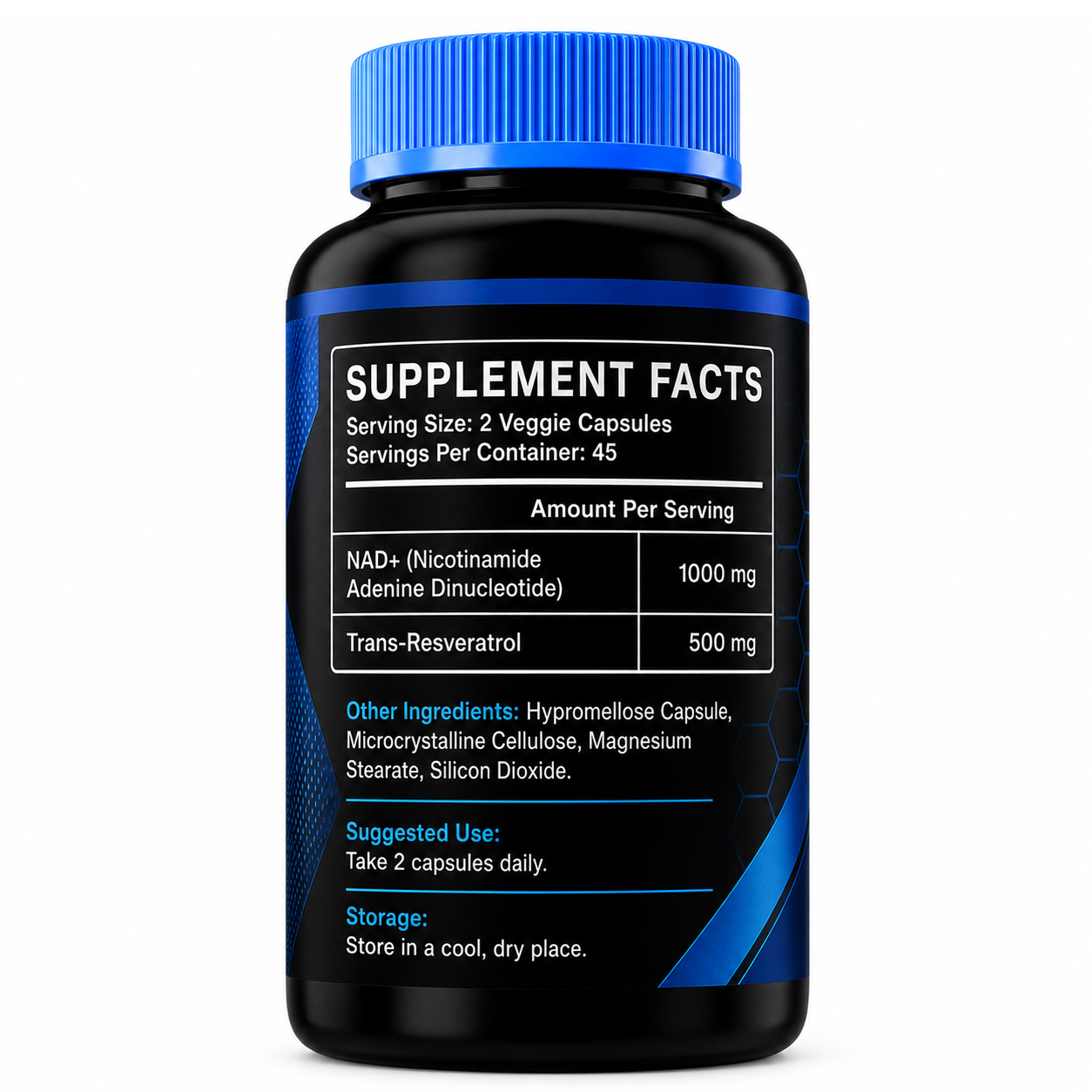 NAD+ & Trans-Resveratrol Capsules 4