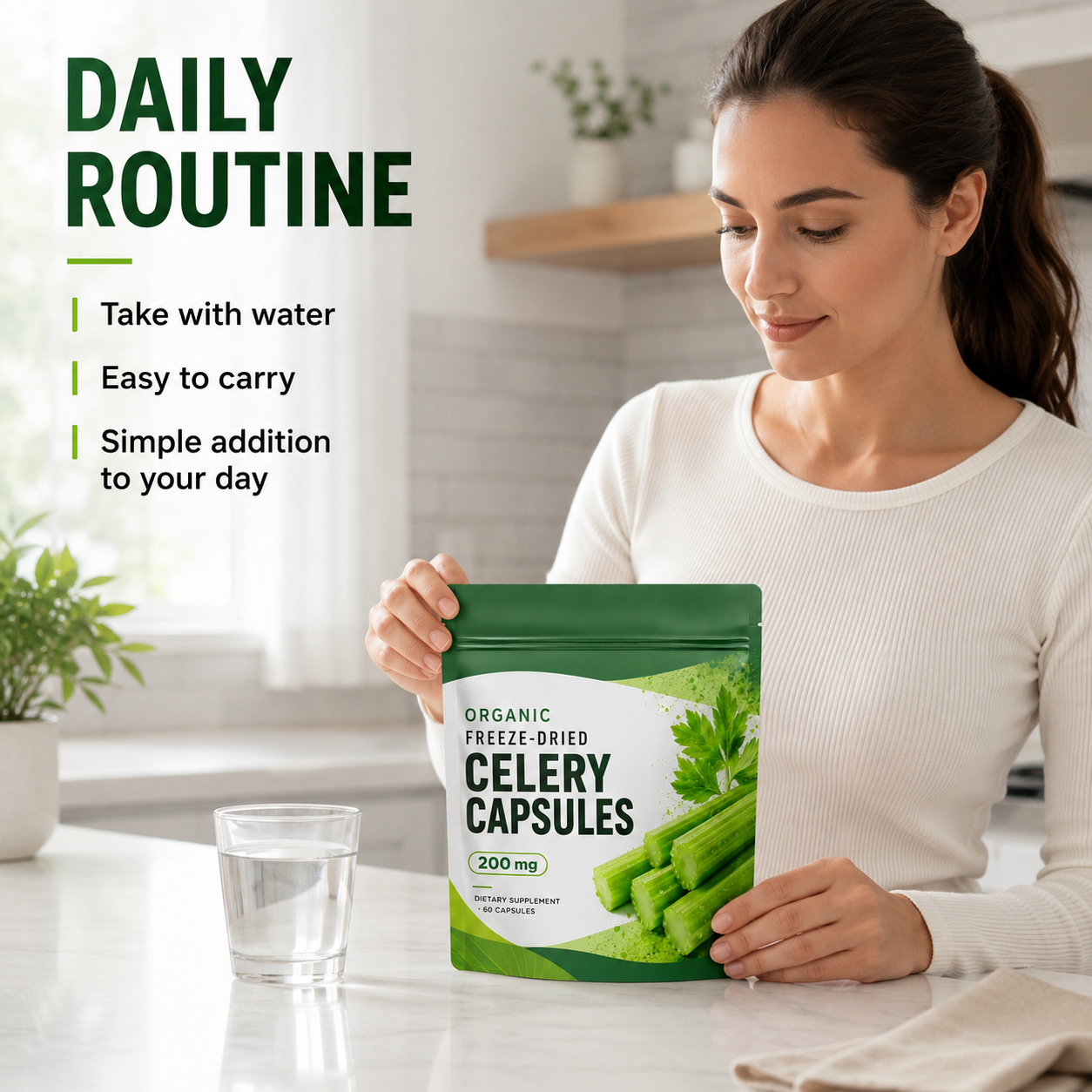 Freeze-Dried Celery Capsules 2