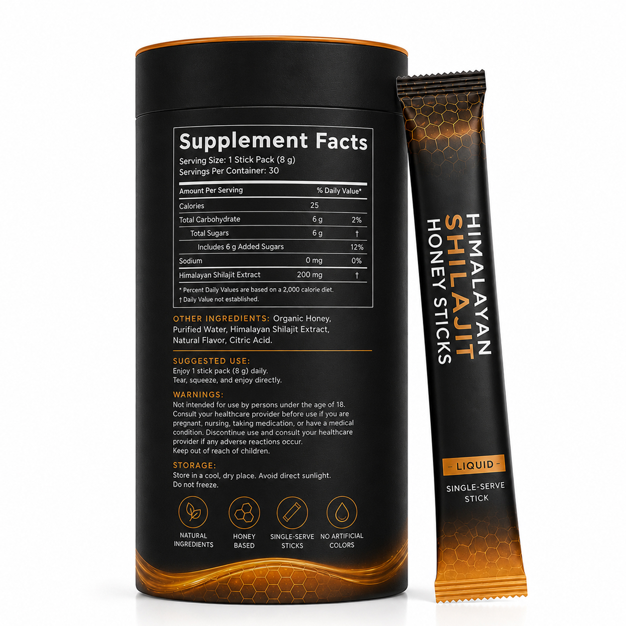 Himalayan Shilajit Honey Sticks 6