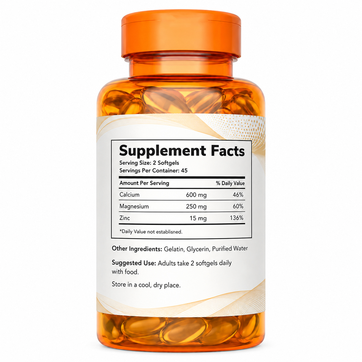 Softgels supplement manufacturing