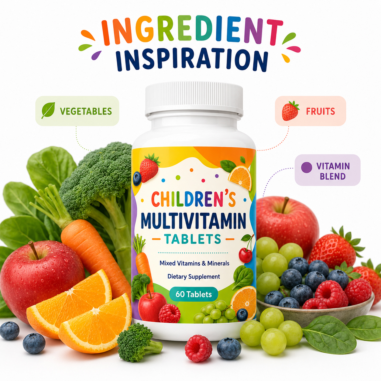 Private Label Children’s Multivitamin Chewable Tablets 5
