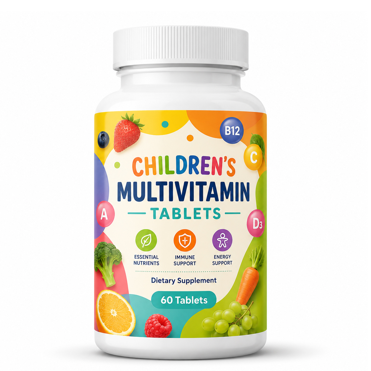 Private Label Children’s Multivitamin Chewable Tablets 6