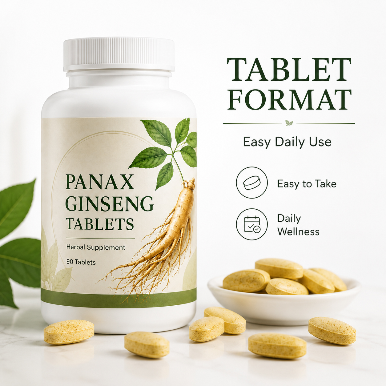 Private Label Panax Ginseng Tablets 2