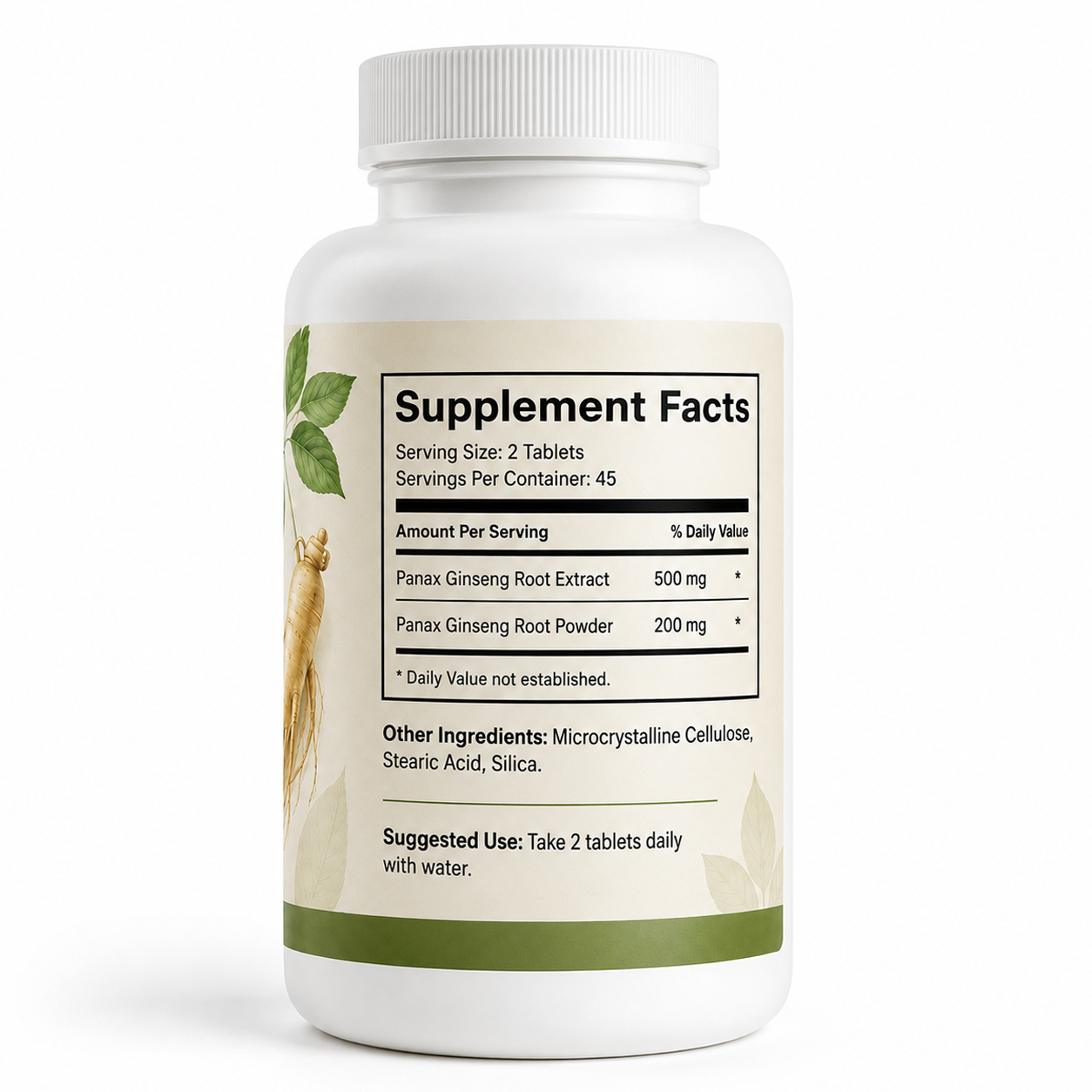 Private Label Panax Ginseng Tablets 3