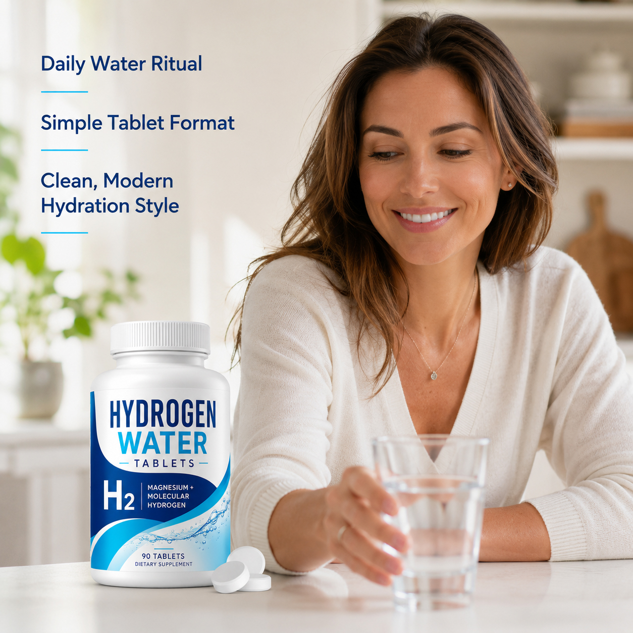 Hydrogen Water Tablets with Magnesium
