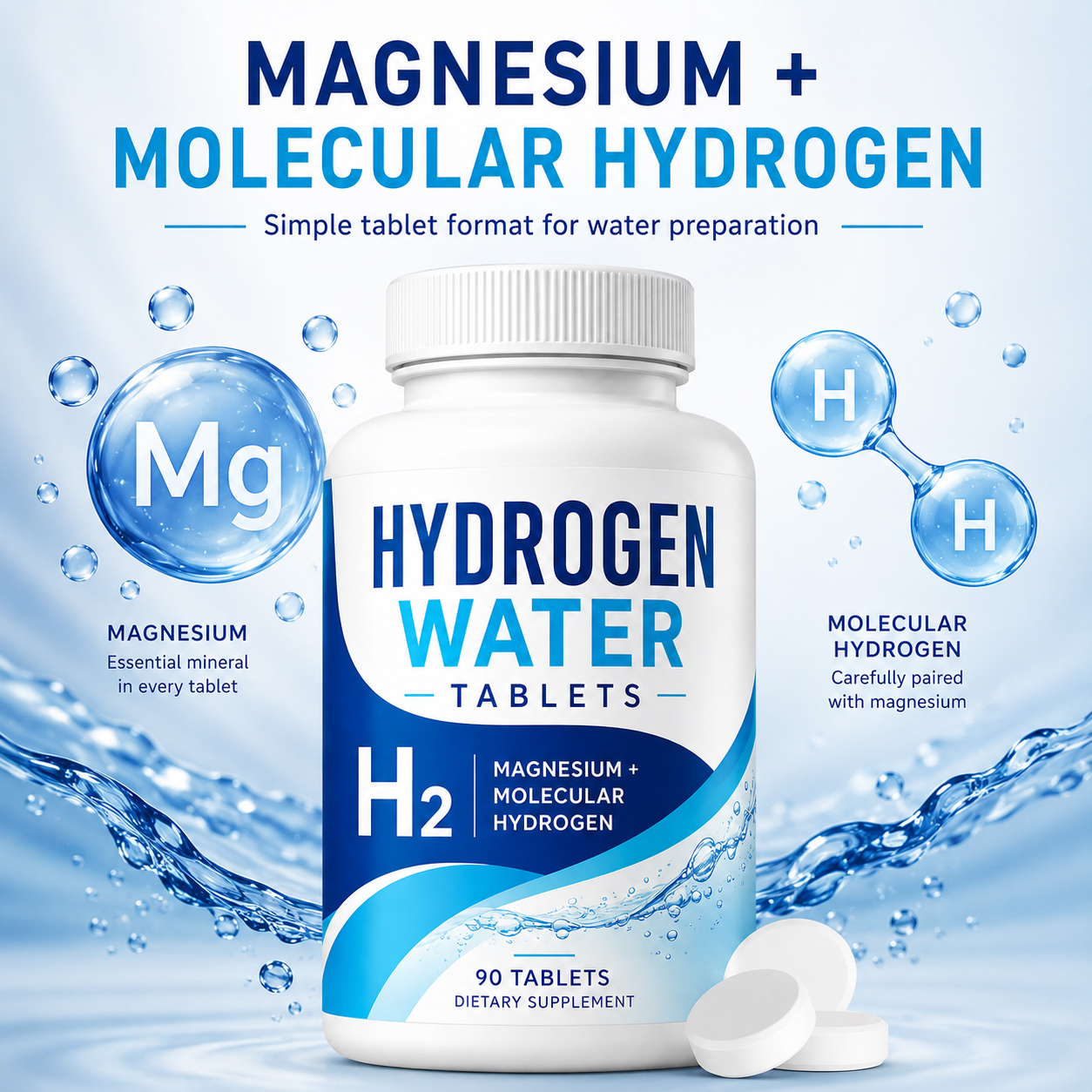 Hydrogen Water Tablets with Magnesium 3