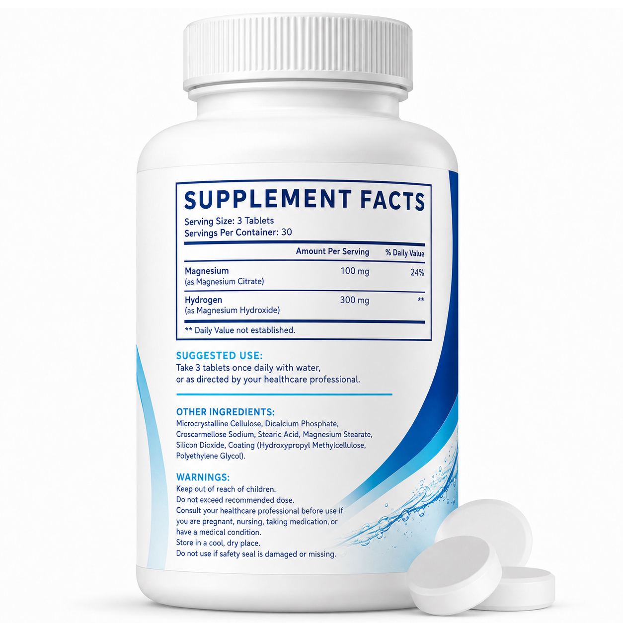 Hydrogen Water Tablets with Magnesium 4