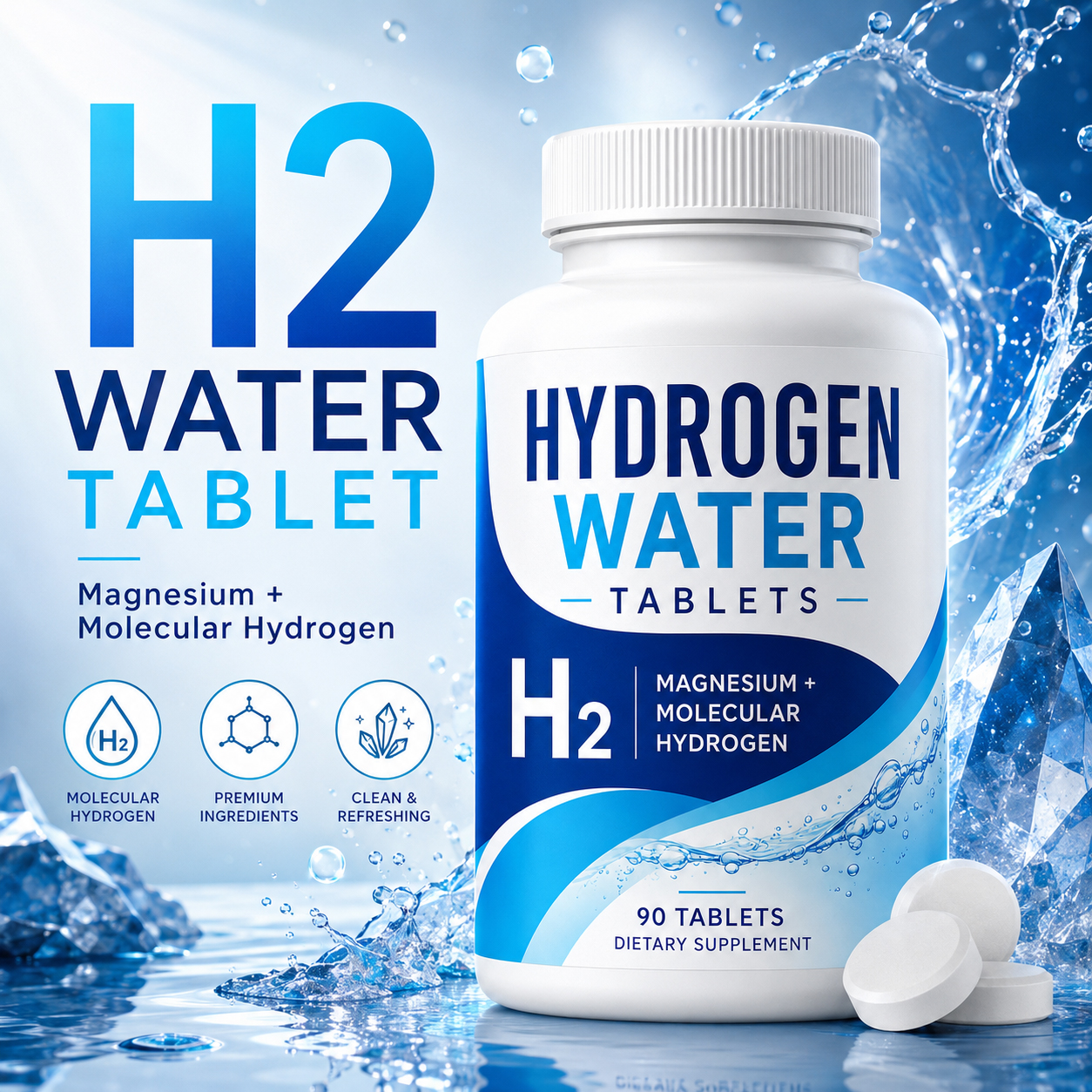 Hydrogen Water Tablets with Magnesium 5