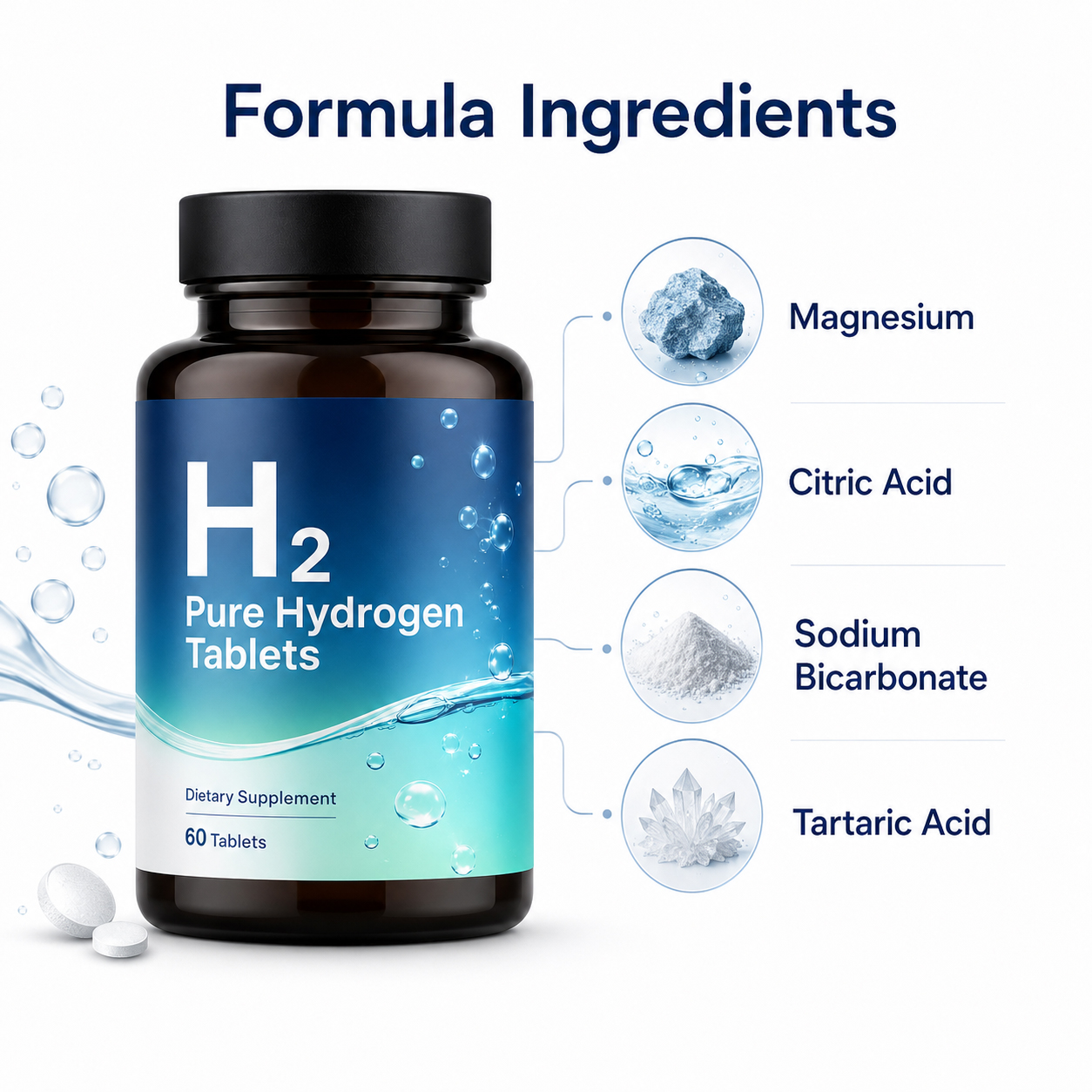 Molecular Hydrogen Tablets for Water 3