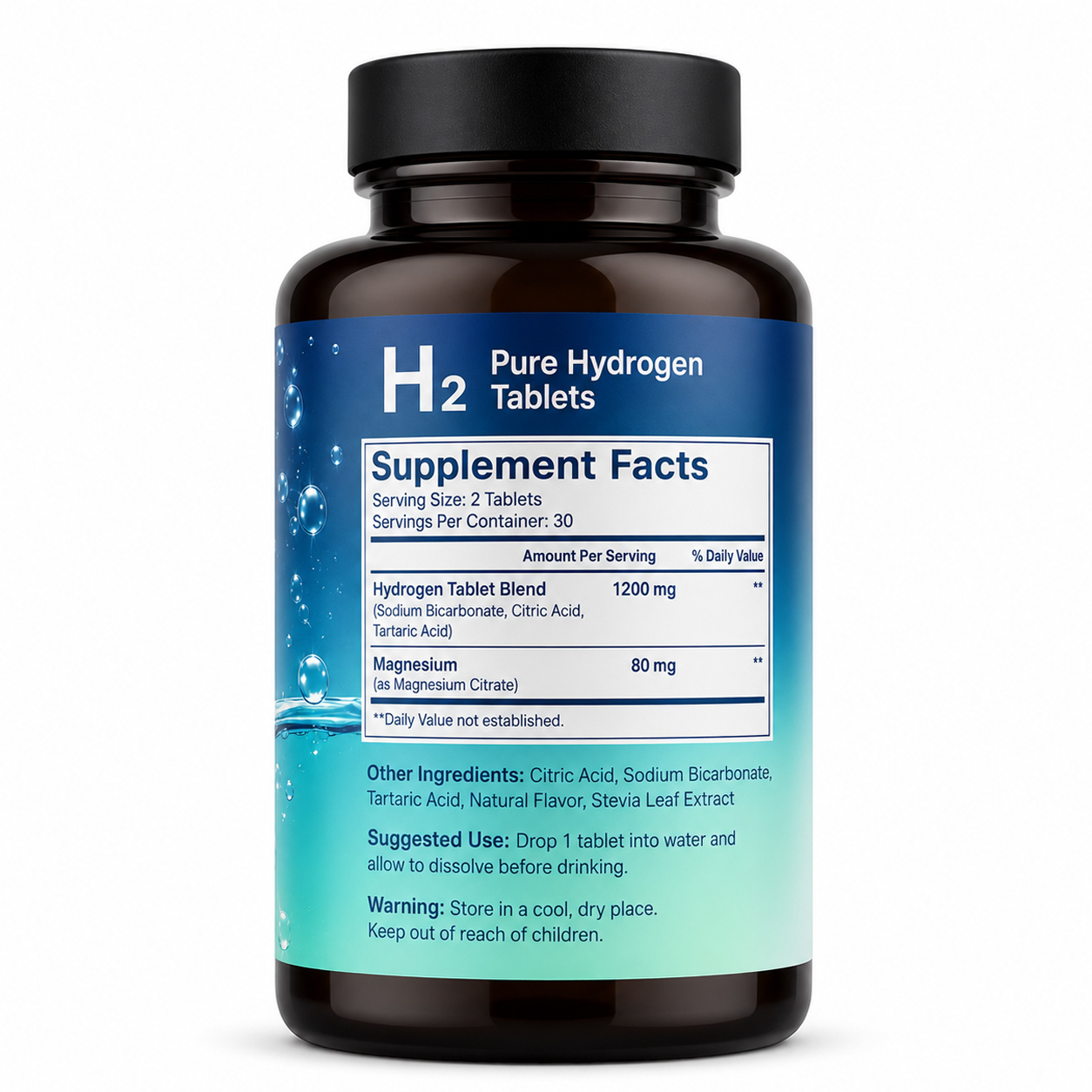 Molecular Hydrogen Tablets for Water 4