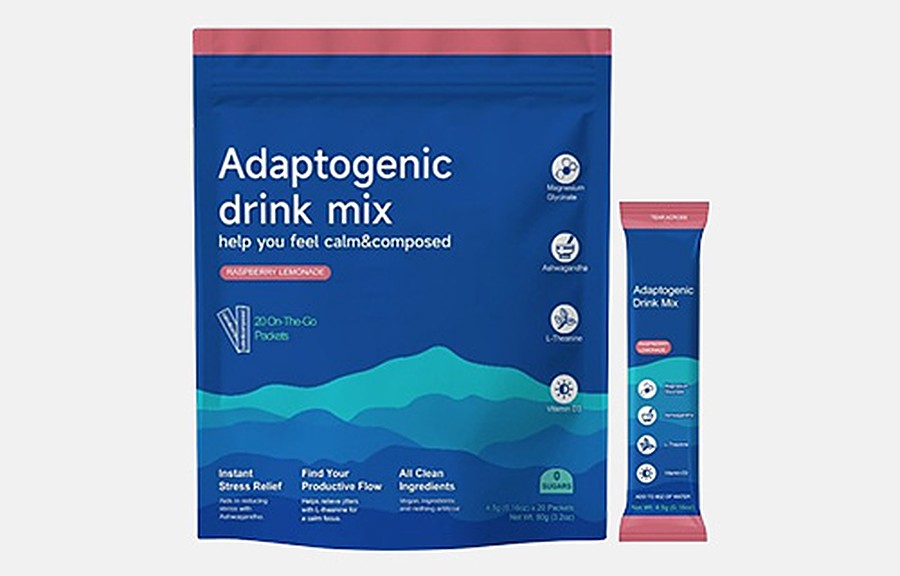 Private label powder drink mix pouches and stick packs manufactured by Yukang Medicine